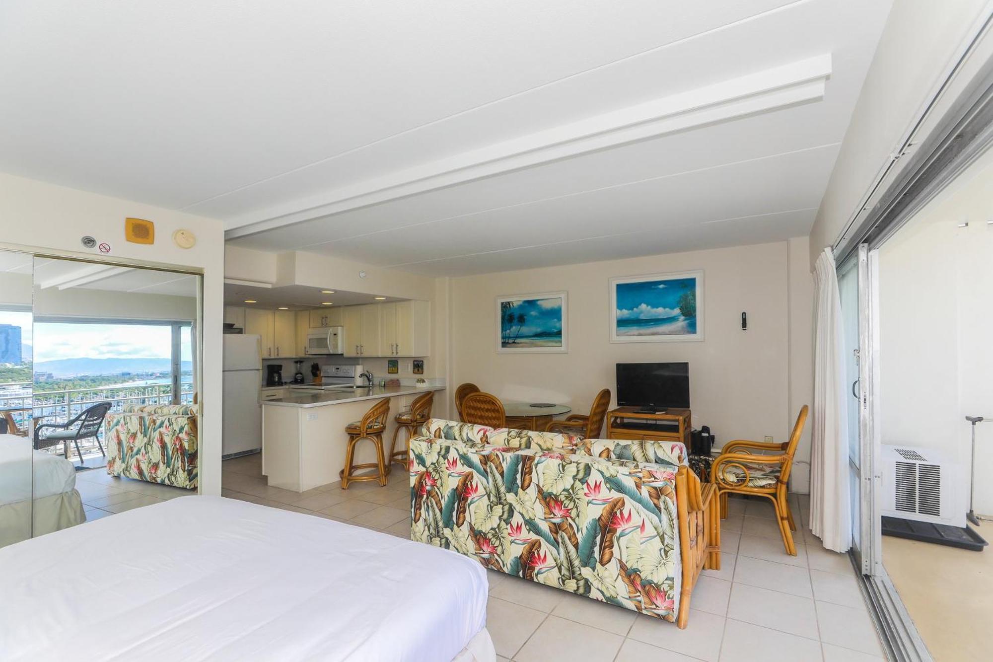 דירות הונולולו Ilikai Tower 931 Yacht Harbor View 1Br מראה חיצוני תמונה